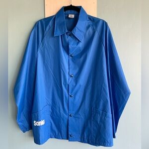Vintage Windjammer ILGWU Sanka Blue Windbreaker Jacket